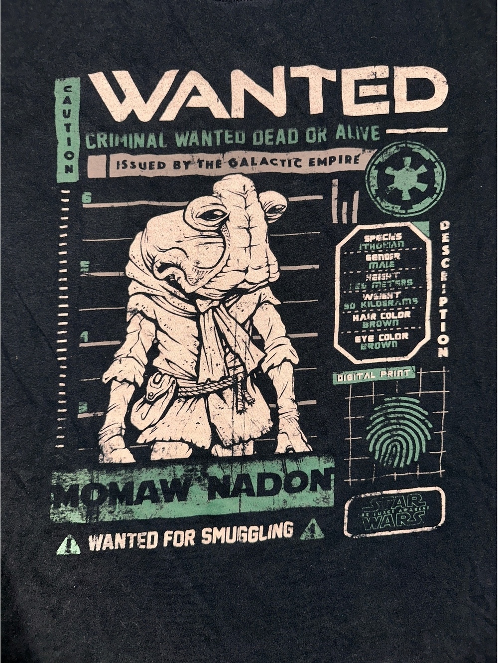 Star Wars Momaw Nadon 2XL Funko Smuggler's Bounty Disney Lucasfilm Shirt
